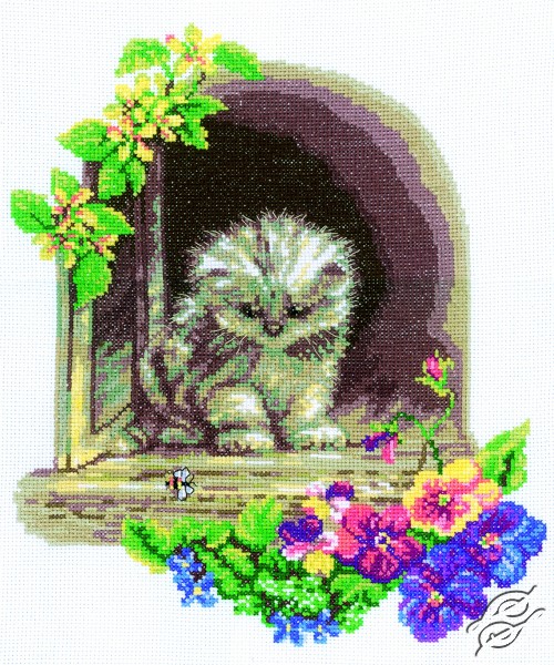 CROSS STITCH KITS RTO Cross Stitch Kits Animals Kitten Gvello