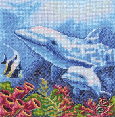 CROSS STITCH KITS - RTO - Cross Stitch Kits - Animals - Dolphins I ...
