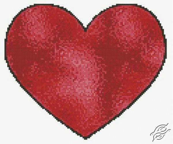 FREE PATTERNS Special Occasions Stained Glass Heart Gvello Stitch