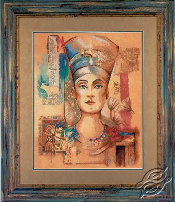 cross stitch kits lanarte cultures nefertiti dmc cross stitch colour chart