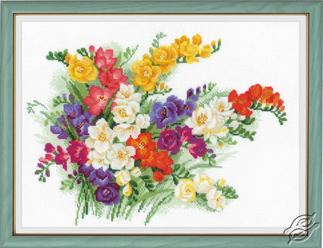 CROSS STITCH KITS RIOLIS Cross Stitch Kits Flowers Gvello Stitch