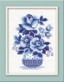 Blue-White Flowers I