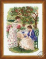 Russian manor - Tea under an apple-tree