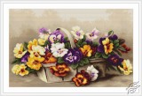 Basket of Pansies