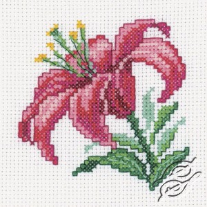 CROSS STITCH KITS - RTO - Cross Stitch Kits - Flowers - Pink Lily ...