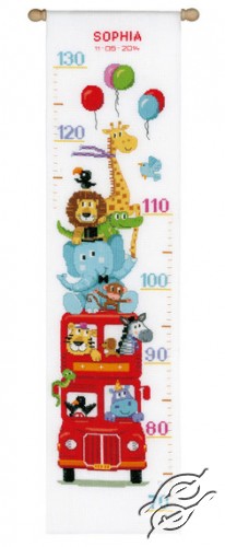 Cross Stitch Height Chart Kit