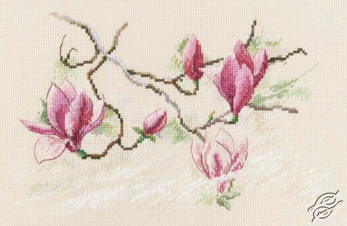 Bouquet of Ranunculuses Cross Stitch Kit RTO M204