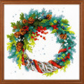 Winter Wreath with Blue Spruce