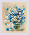 Daisies and Cornflowers