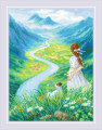 Where does the river flow